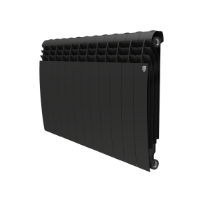 Bimetal radiator BiLiner 500/12 ribs Black Bimetal radiators
