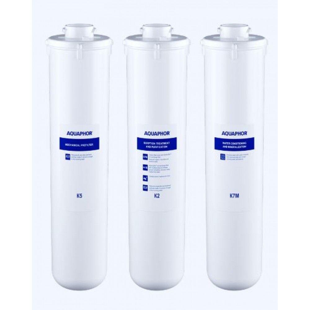 AQUAPHOR  Комплект модулей  K5-K2-K7M (RO-101S, 102S) Сменные модули