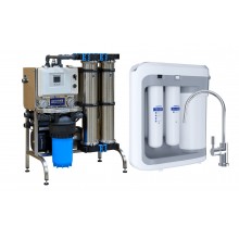 Water filtration systems for commercial use
