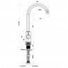 Filtered water kitchen tap Aquaphor С125 Kitchen faucets