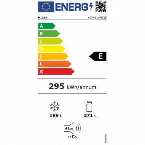 Külmik Midea 460L MDRS619FIE28 Black Külmikud