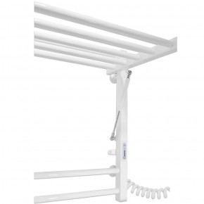 Electric towel heater with timer Laris Astor P8, 1000x540, white, right "ECO" Electric Towel Heaters