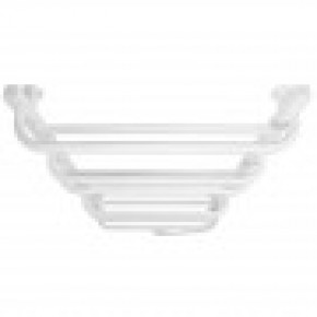 Electric towel heater with timer Laris Comfort P10, 500x900, white, right "ECO" Electric Towel Heaters