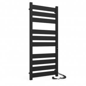 Electric towel heater Gefest Premium P10, 500x1200 Black Right, Timer/Programmer Electric Towel Heaters