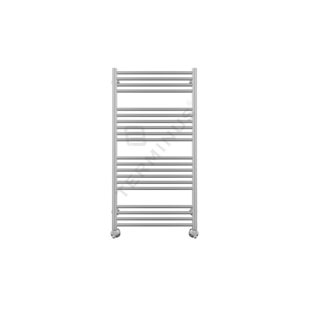 Towel Warmer AURORA 532x1000/500-1/2" C20 Water heated towel rails bottom connection