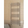 Towel Warmer AURORA 532x1000/500-1/2" C20 Water heated towel rails bottom connection