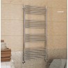 Towel Warmer AURORA 532x1000/500-1/2" C20 Water heated towel rails bottom connection