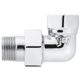 Chrome plated connector (elbow) 3/4" Towel warmer accessories