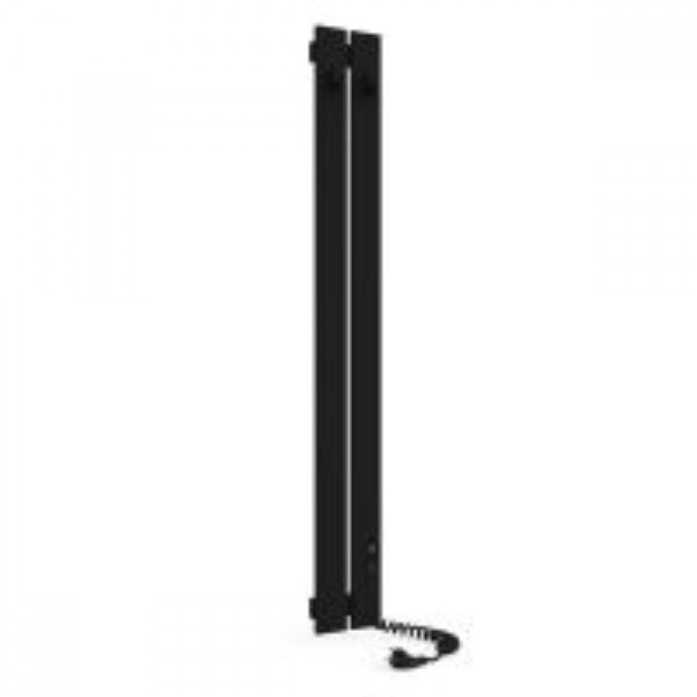 Electric towel heater with timer Laris Boston, 150x1200, black, right