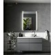 LED-vannitoapeegel Melbourne NorDuck, 50x70cm, IP44, Bluetooth-heli