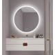 Ümmargune LED-vannitoapeegel Normandy NorDuck, 60cm, IP44, uduvastane funktsioon