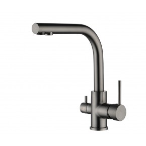 Filtered water kitchen tap Aquasanita Akvaduo 2663L PVD Kitchen Taps