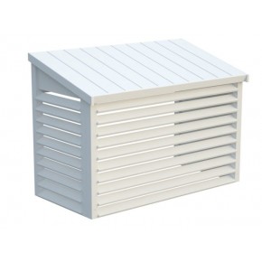 Wooden cover for air source heat pump Edwin white Accessories