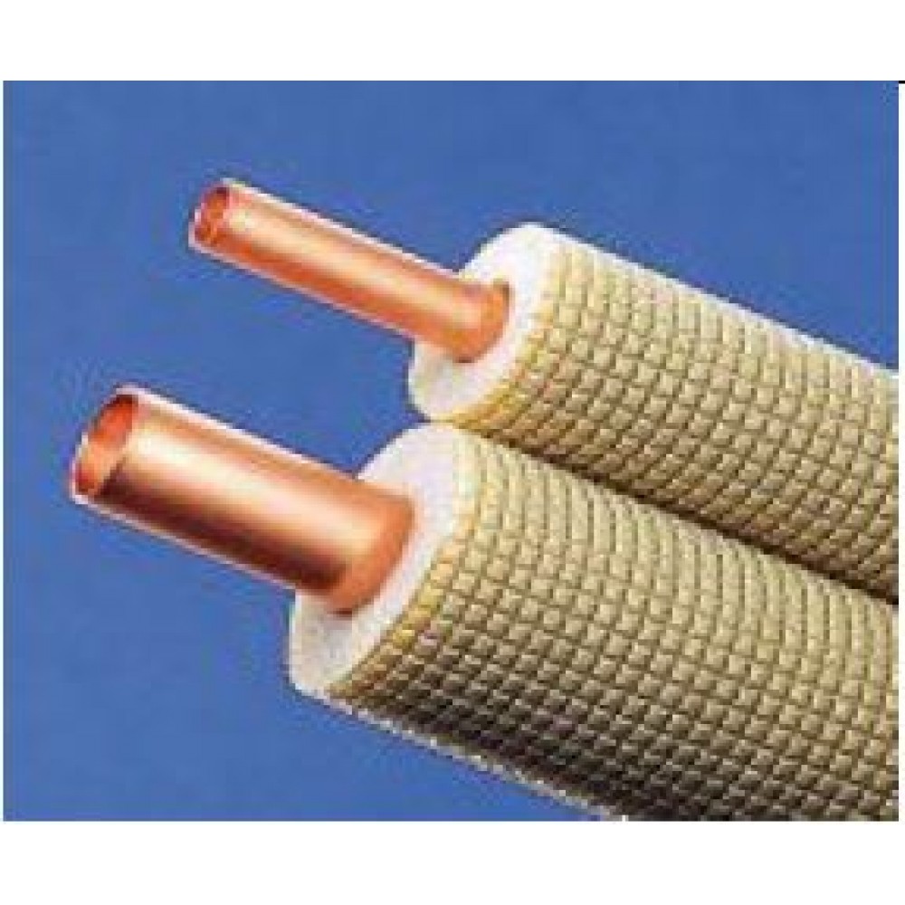 Insulated copper pipe 20m Accessories