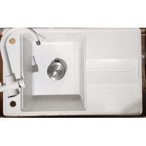 Kitchen sink GRANITE SINK SQB101+ 2 in1 faucet 
