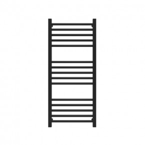 Towel heater GRACE 750x430-15, Black Water heated towel rails bottom connection