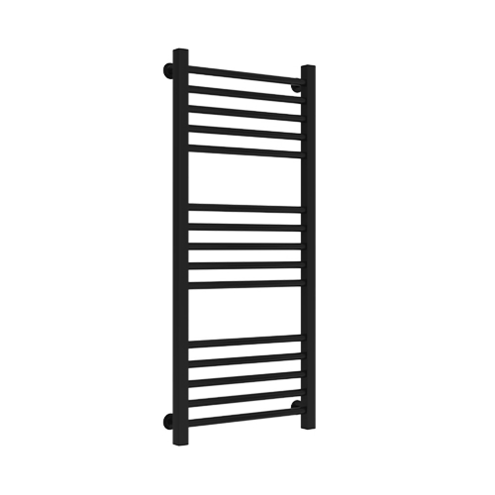 Towel heater GRACE 750x430-15, Black Water heated towel rails bottom connection