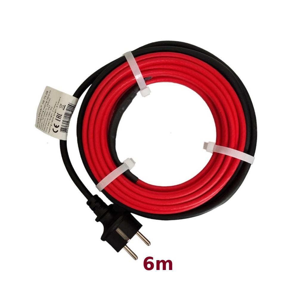 Pipe Frost-Protection Kit HE-TS 6 m, 16 W/m, 96 W Self-regulating Heating Cables