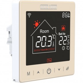 Wi-Fi Programmable Temperature Controller SN-15, 16 A, Champagne Electric floor heating Grand Meyer
