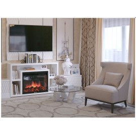 Fireplace portal Multimedia 30 White